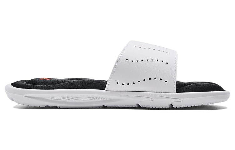 (WMNS) Under Armour Ignite 9 Slide 'White Black' 3022717-112