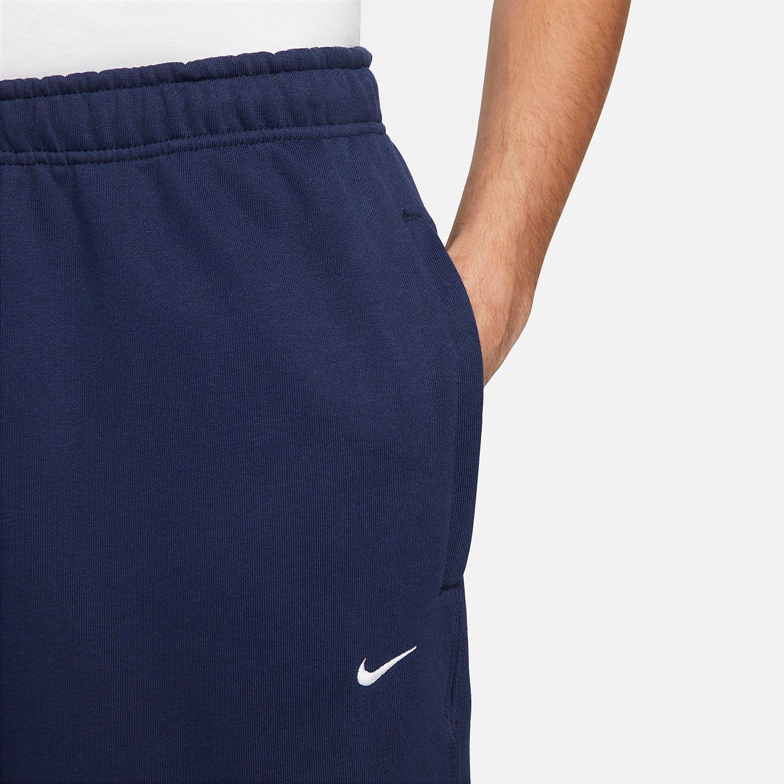 Nike Solo Swoosh Sweatpants 'Midnight Navy White' DX1364-410