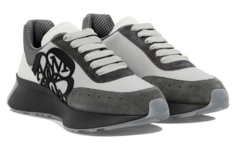 Alexander McQueen Sprint Runner Exaggerated-Sole 'Grey White' 705071W4W118395