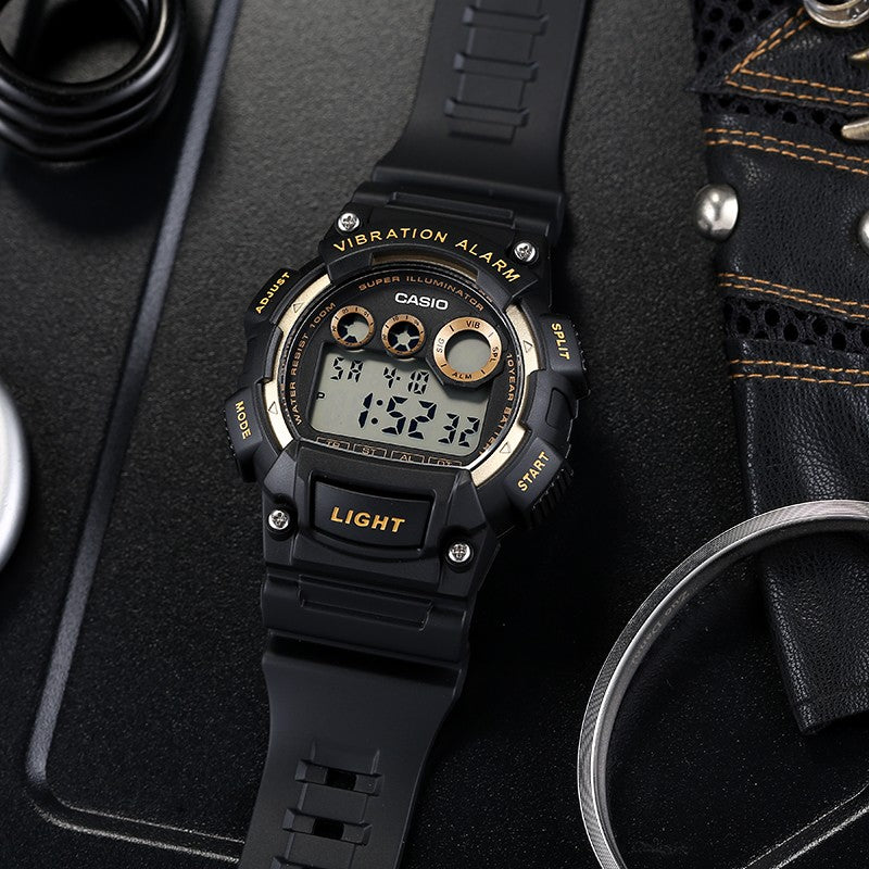 CASIO G Shock Waterproof Quartz Sports Analog Mens Black Digital W-735H-1A2