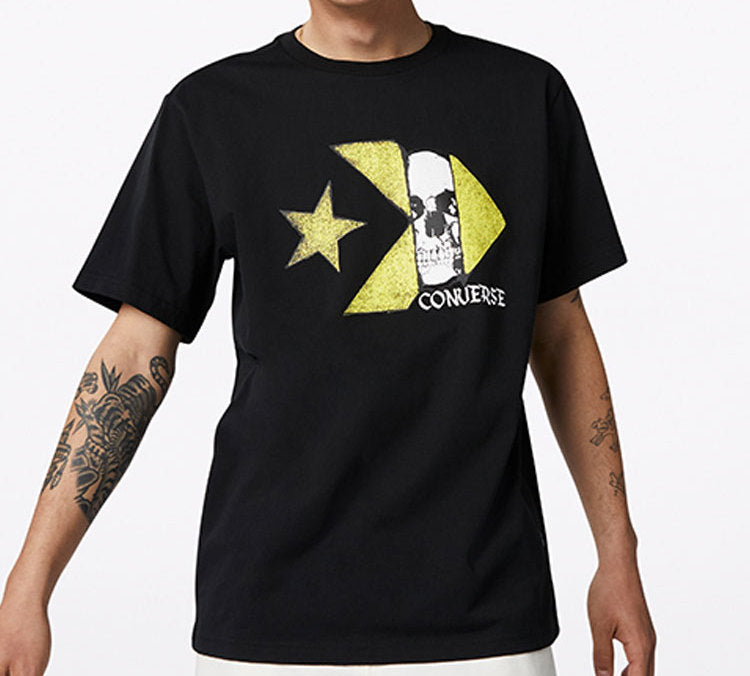 Converse Chuck Taylor Skull Logo Short Sleeve T-Shirt Asia Sizing 'Black' 10019893-A01