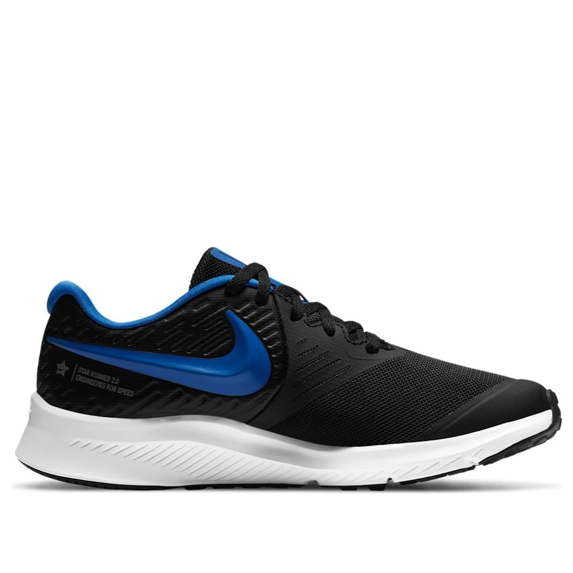 (GS) Nike Star Runner 2 'Black Blue' AQ3542-009