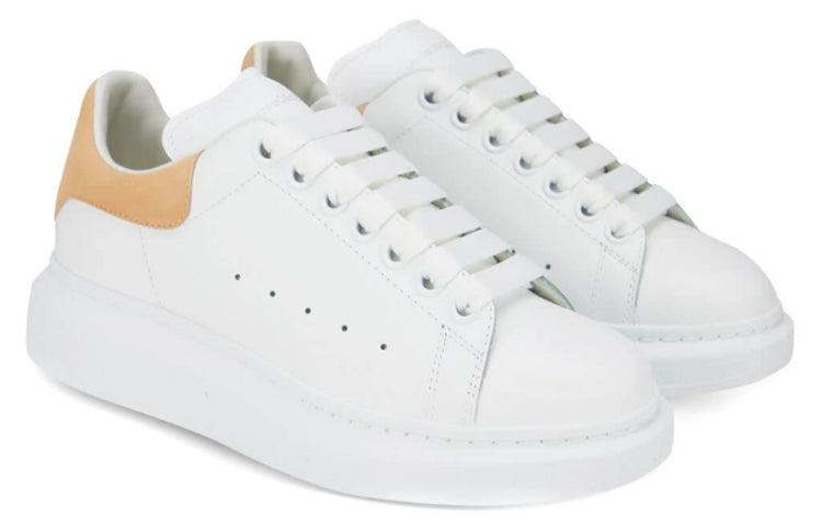 (WMNS) Alexander McQueen Oversized Sneaker 'White Beige' 553770WHGP79254