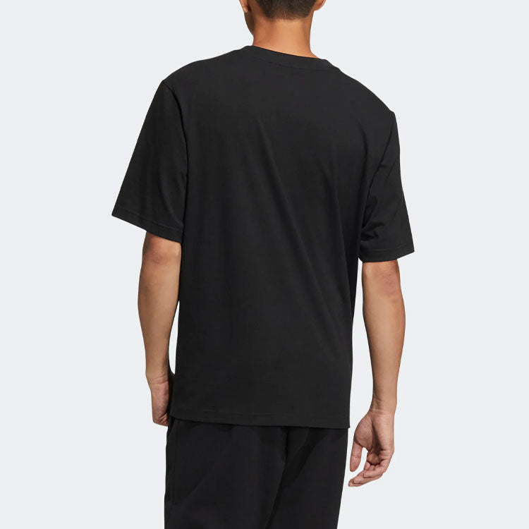 adidas neo M Sw Photo Tee Pattern Printing Athleisure Casual Sports Short Sleeve Couple Style Black HC9744