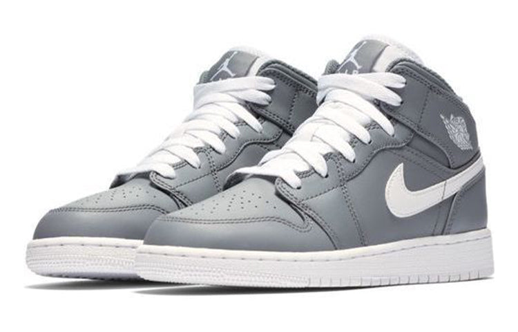 (GS) Air Jordan 1 Mid 'Cool Grey' 554725-036