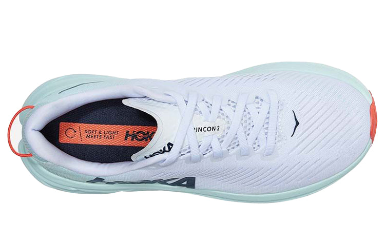 (WMNS) HOKA ONE ONE Rincon 3 'White Blue Glass' 1119396-WBGL