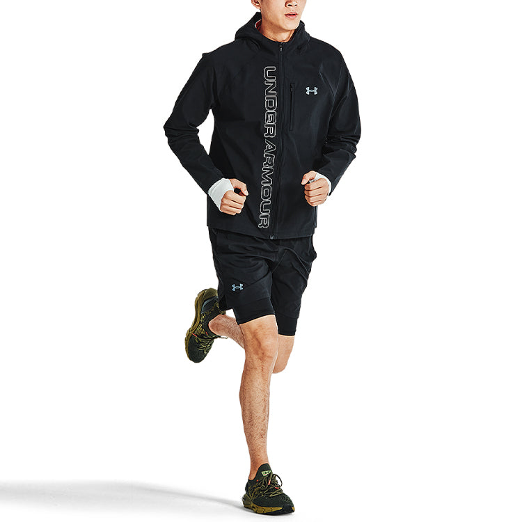 Under Armour Launch Run 2-in-1 Shorts 'Black' 1361497-001
