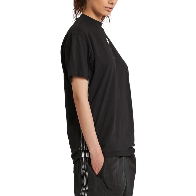 adidas originals x alexander wang Crossover Solid Color Logo Casual Short Sleeve Black T-Shirt CD0905
