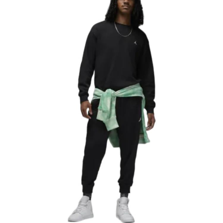 Air Jordan Solid Color Pullover Hoodie Men's Black DQ7521-010