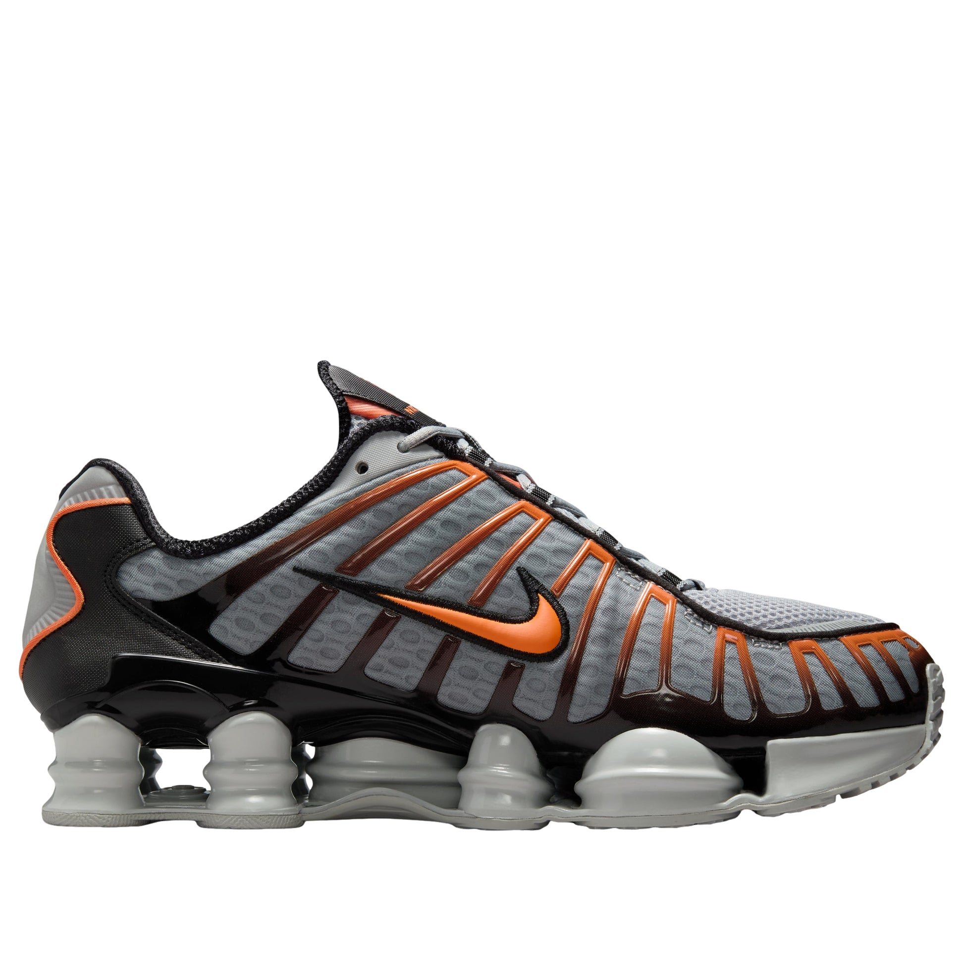 Nike Shox TL 'Light Smoke Grey Black Bright Mandarin' AV3595-011