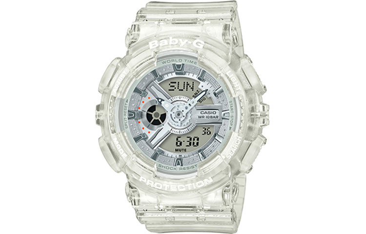CASIO G-Shock Analog-Digital 'White' GA-110LS-7A&BA-110CR-7A