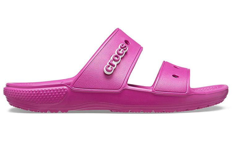 Crocs Classic Cozy Unisex Purple Red Sandals 206761-6SV