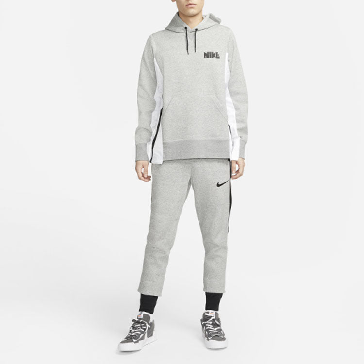 Nike x sacai Logo Hoodie Asia Sizing 'Grey' CZ4695-063