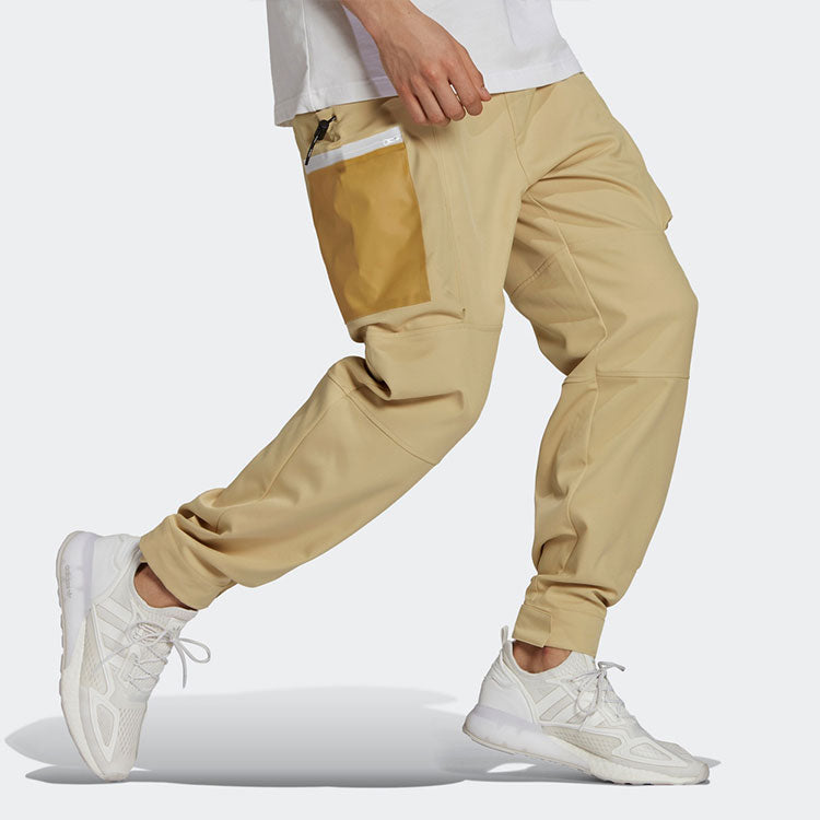 adidas originals G Outd Cargo P Contrasting Colors Pocket Loose Cargo Sweatpants H09350