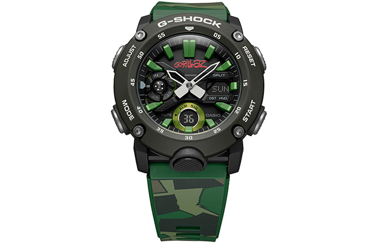 CASIO G-Shock Analog-Digital 'Green' GA-2000GZ-3APR