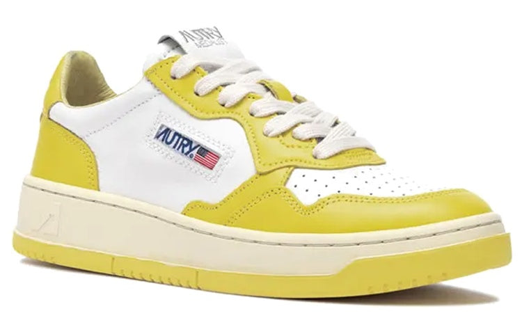 (WMNS) AUTRY Medalist Low Top Bicolor 'White Yellow' AULW-WB23