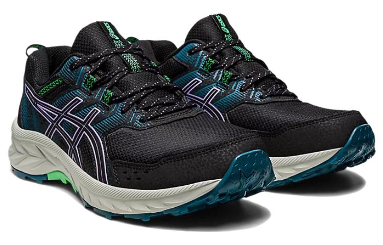 (WMNS) ASICS Gel-Venture 9 Wide 'Black Teal Violet' 1012B314-003