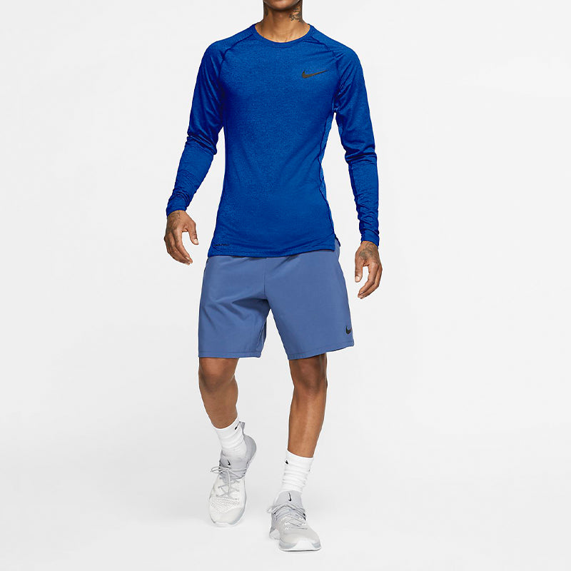 Nike Pro Tight Training Quick Dry Breathable Long Sleeves Gym Clothes Blue BV5589-480