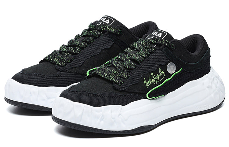 FILA FM-15 x Mihara Canvas Shoes 'Black White' F12M224301FBK