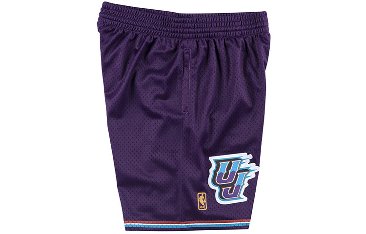 Mitchell & Ness NBA Swingman Shorts Utah Jazz 1996-97 'Purple White' SMSHAC19028-UJAPURP96