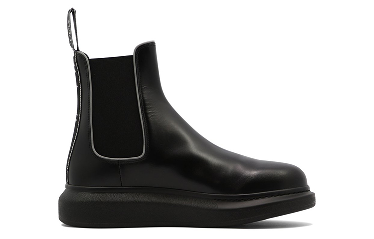 Alexander McQueen Leather Chelsea Boots 'Core Black' 682486WIB511081