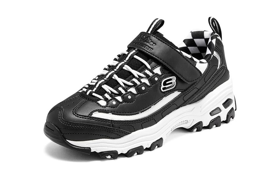 (GS) Skechers Dlites Shoes 'Black White' 319019L-BKW