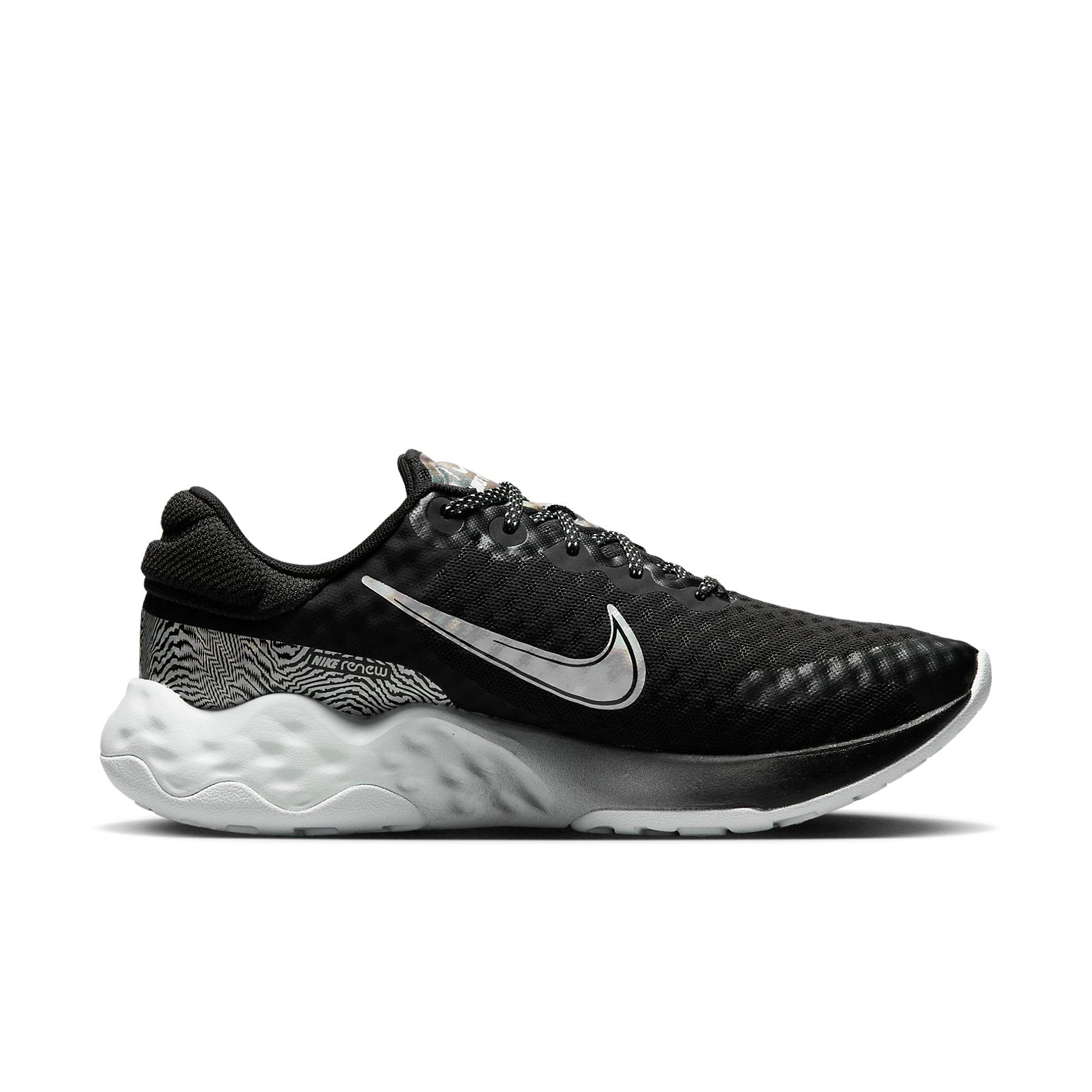 (WMNS) Nike Renew Ride 3 Premium 'Black Zebra' DR9833-001