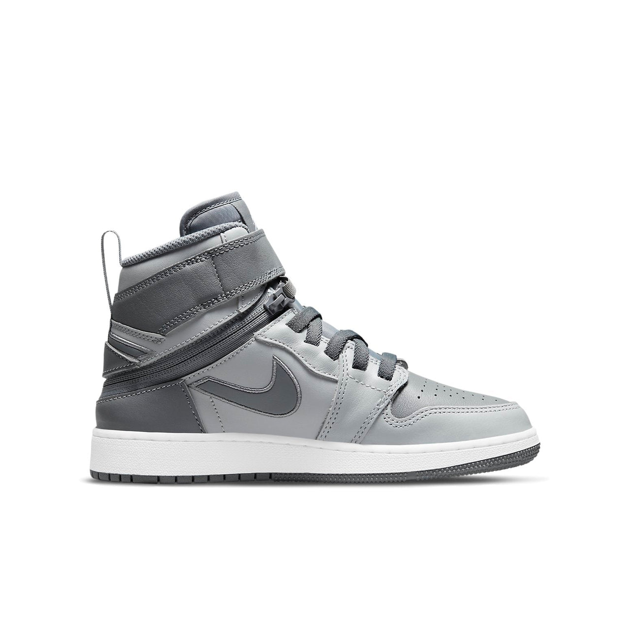 (GS) Air Jordan 1 High FlyEase 'Light Smoke Grey' DC7986-003
