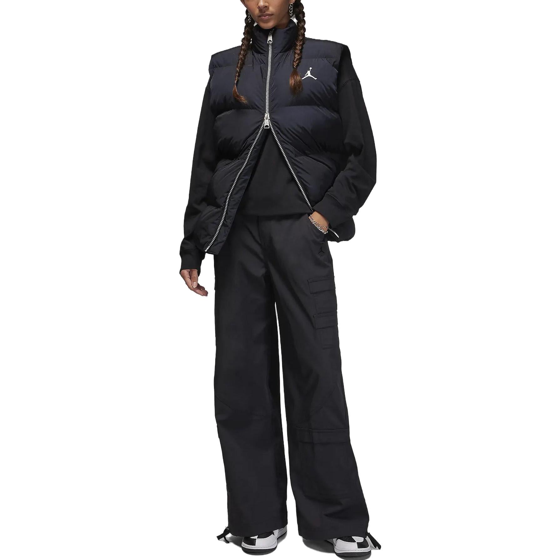 (WMNS) Air Jordan Heavyweight Chicago Pants 'Black' FD7215-010
