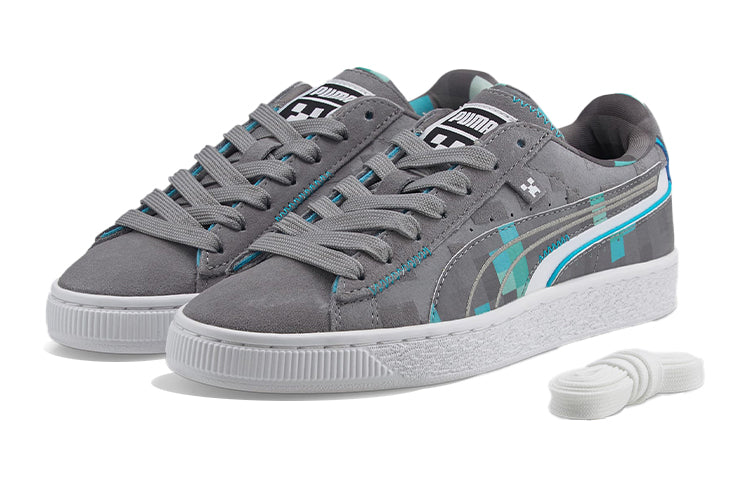 (GS) PUMA Minecraft x Suede 'Diamond Block' 384485-02