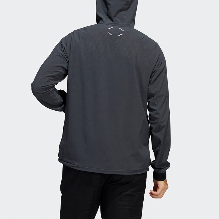 Men's adidas Adcrs Anorak Golf Sports Woven Carbon Black HG1129
