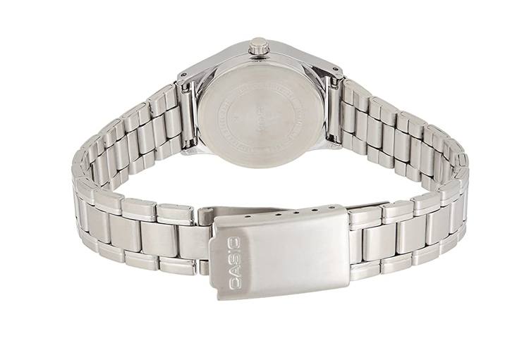 CASIO Steel Bracelet Water Resistant Quartz Waterproof White Analog LTP-V006D-7B2