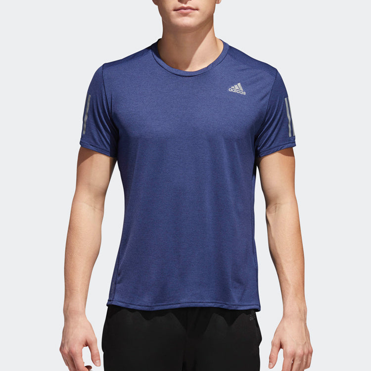 adidas Rs Cooler Ss M Running Sports Short Sleeve Blue CE7264
