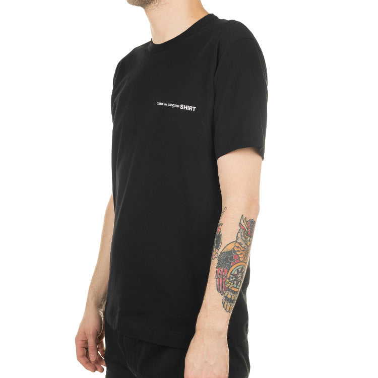 COMME des GARCONS Little Logo Applique Cotton Short-sleeve Tee'Black' S28119-1