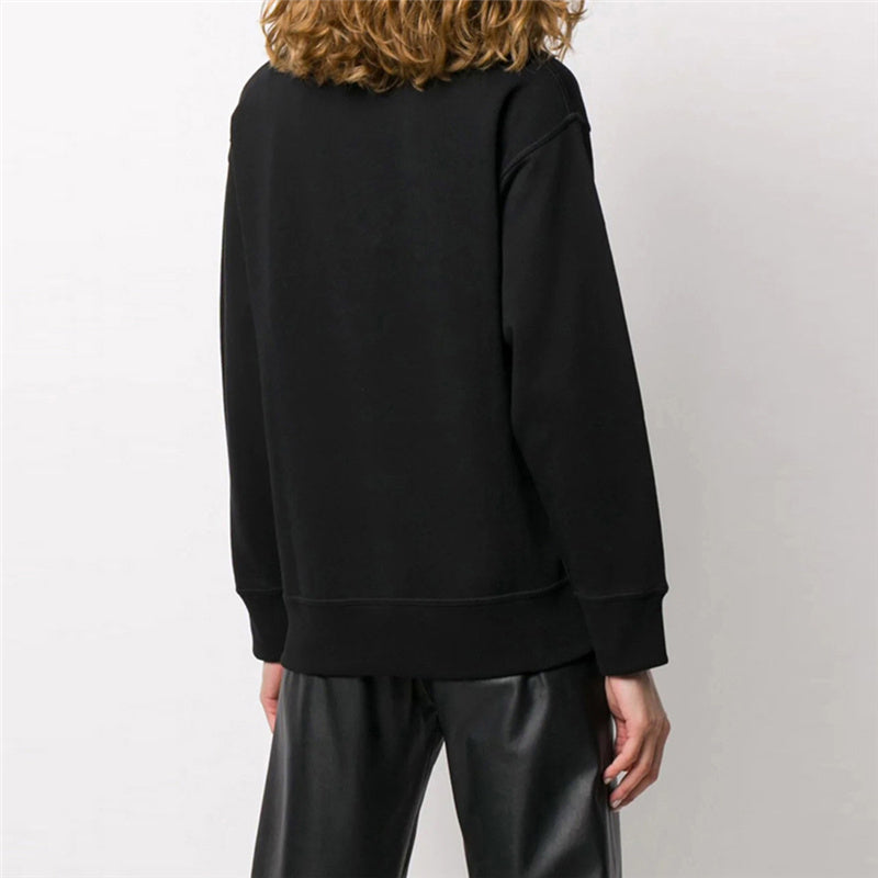 (WMNS) KENZO Tiger Head Sports Pure Cotton Hoodie Black FA52SW9014XN-99