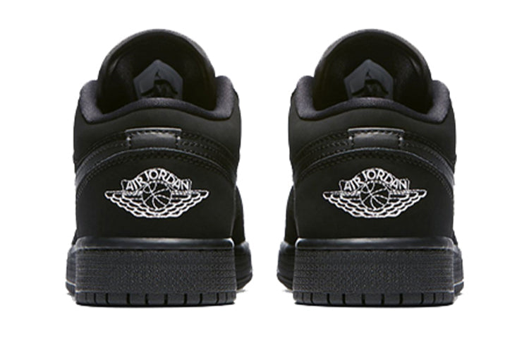 (GS) Air Jordan 1 Retro Low 'Triple Black' 553560-019