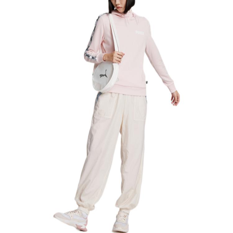 (WMNS) PUMA Power Tape Hoodie 'Pink' 848714-03