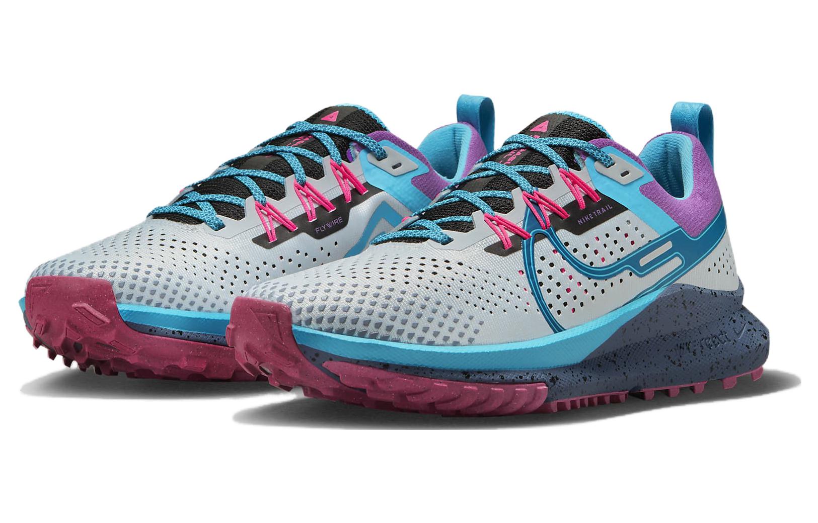 (WMNS) Nike React Pegasus Trail 4 SE 'Pure Platinum Baltic Blue' FB7806-001