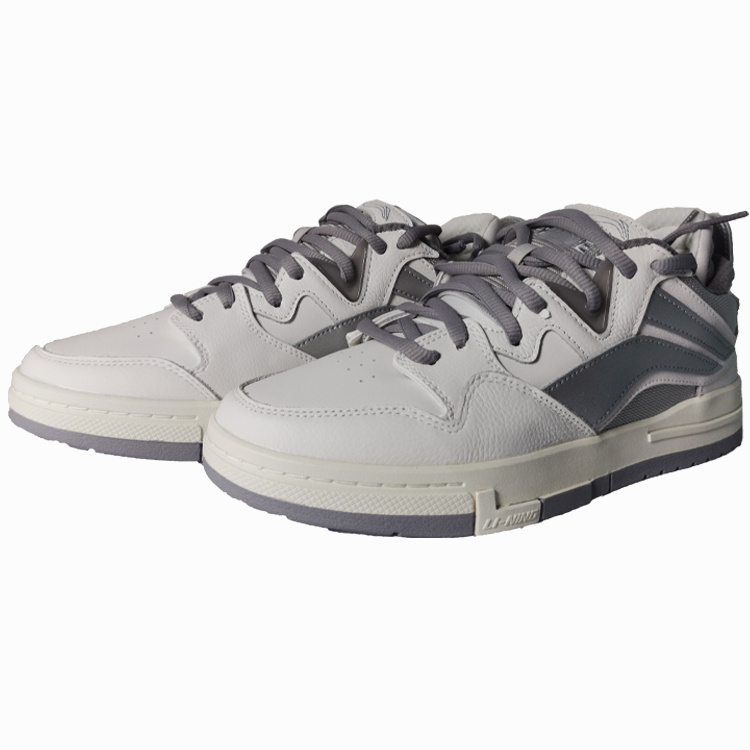 (WMNS) Li-Ning x WeiWu Pro Skateboarding Shoes 'White Silver' AECT072-1