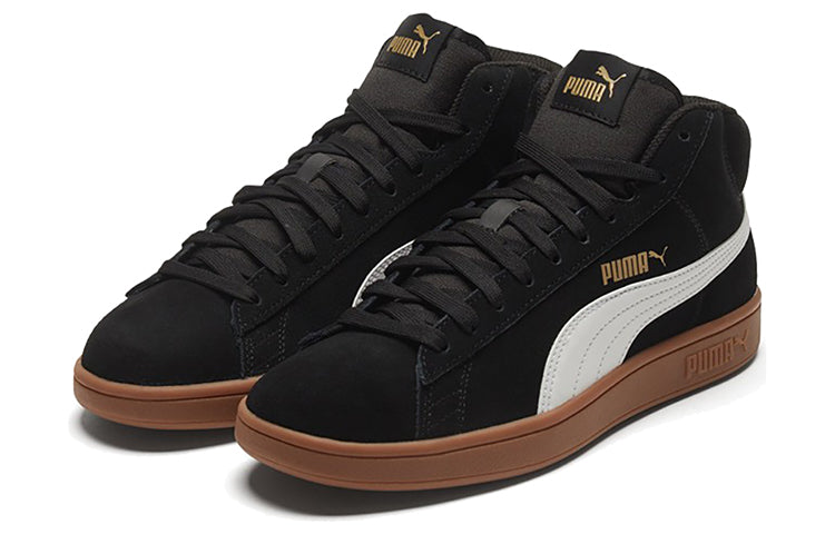 PUMA Smash V2 Mid 'Black White Brown' 366923-09