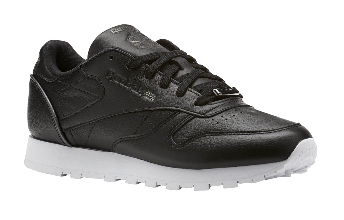 (WMNS) Reebok Classic Leather HW 'Black' BS9879