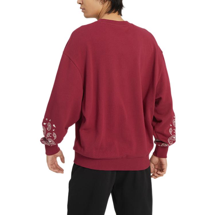 PUMA Paisley Graphic Crew 'Burgundy' 539522-21