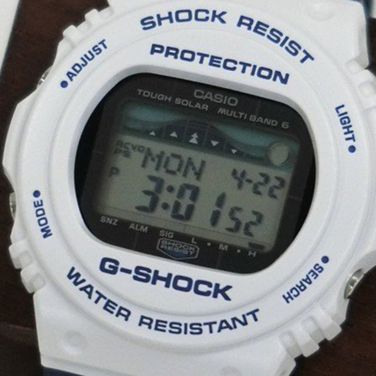 CASIO G-Shock Digital 'White Blue' GWX-5700SS-7D
