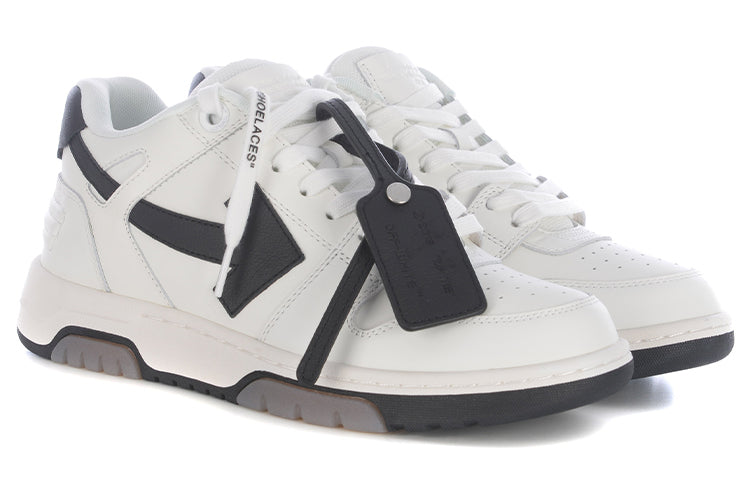 Off-White Out Of Office Arrow Low-Top Sneaker 'Black White' OMIA189F21LEA0010110