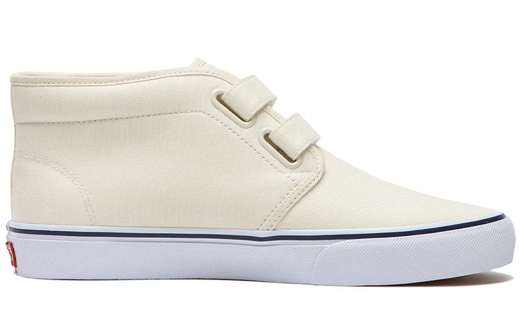 Vans Unisex Chukka EZ Mid-Top Velcro Sneakers White 6124190002013