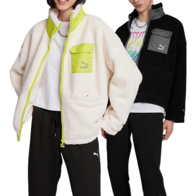 PUMA Patch Pocket Sherpa Jacket 'White' 539570-93