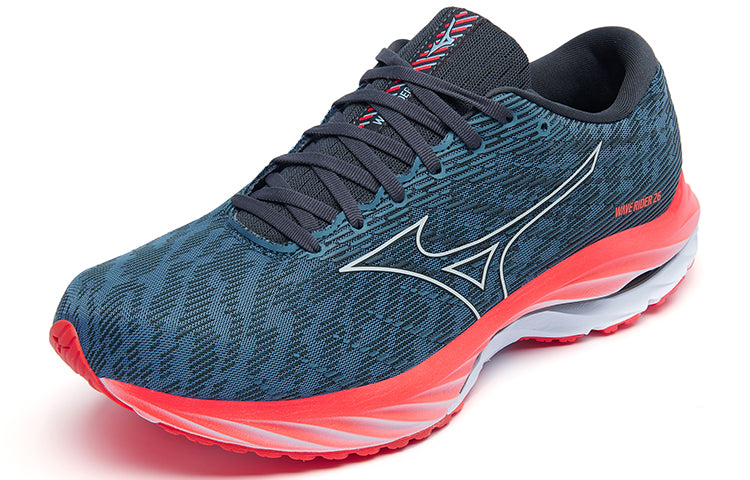Mizuno Wave Rider 26 'Navy Teal Bright Orange' J1GC220351