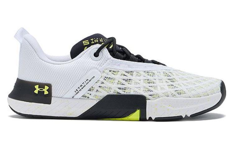 (WMNS) Under Armour TriBase Reign 5 Training Shoes 'White Black' 3026022105