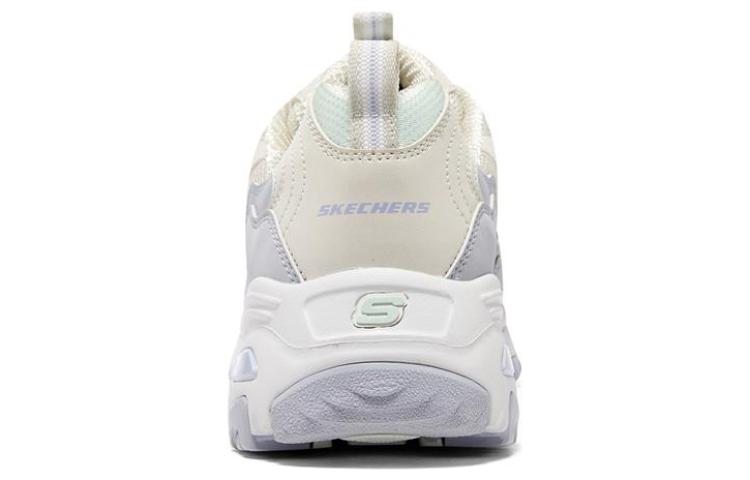 (WMNS) Skechers D'LITES 1.0 'White Purple' 149792-WPW