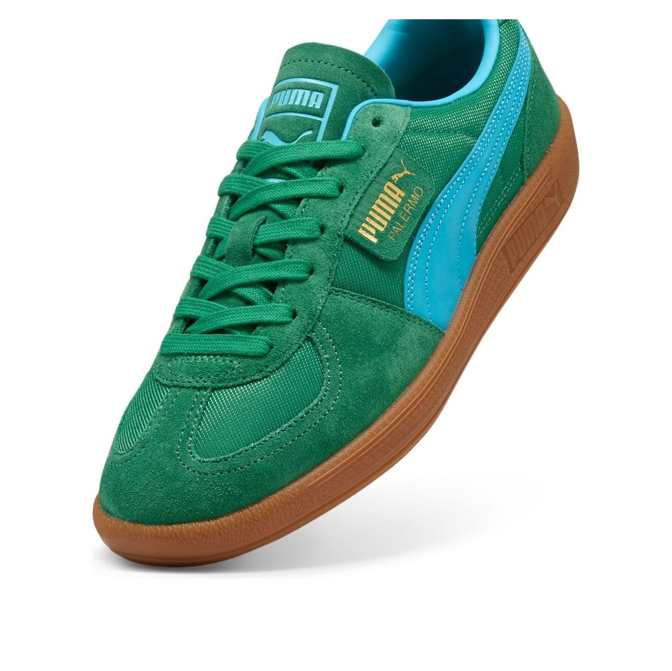PUMA Palermo Vintage Update 'Archive Green Bright Aqua' 401364-01